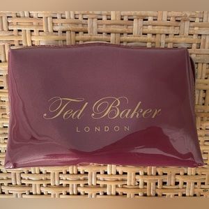 Ted Baker patent leather makeup bag